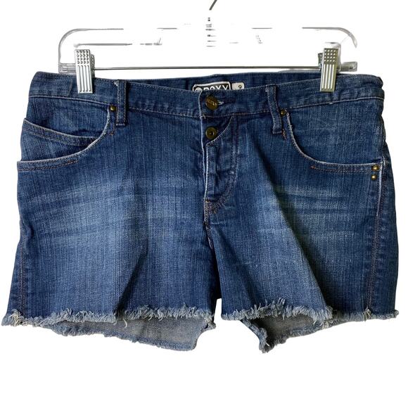 Roxy‎ Size 9 Denim Cut Off Shorts (2448) - Picture 1 of 3